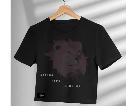Polo Maglion – Nacida para liderar (negro) (Mujer)